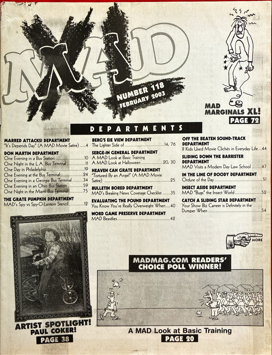 Mad Magazine XL Super Special (X2) Damaged