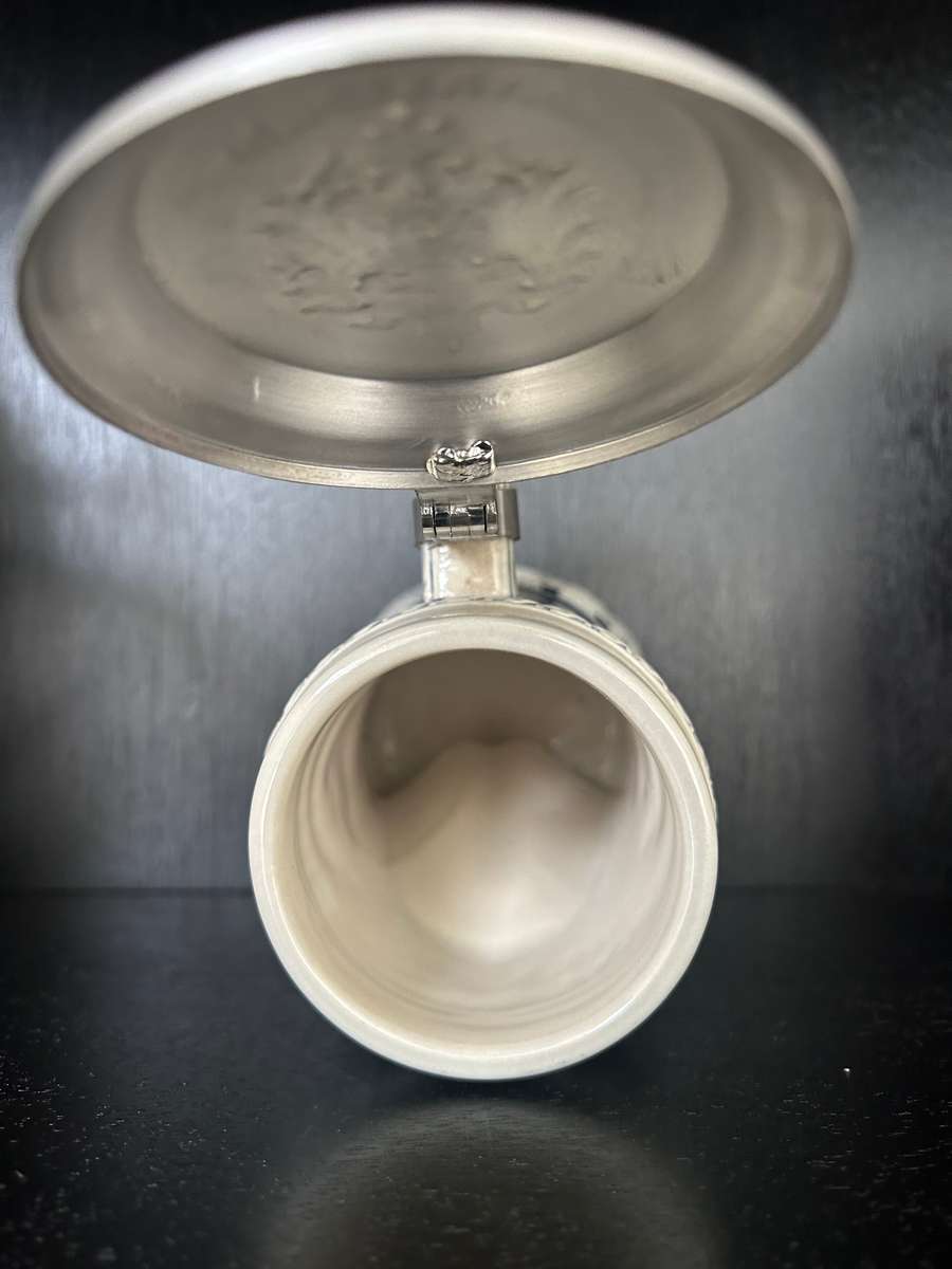 Iconic German Beer Stein with German Coat of Arms