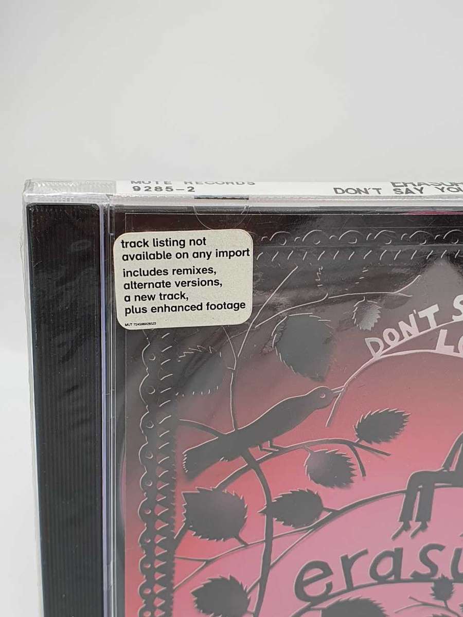 Erasure  Don't Say You Love Me (2005, CD) Sealed
