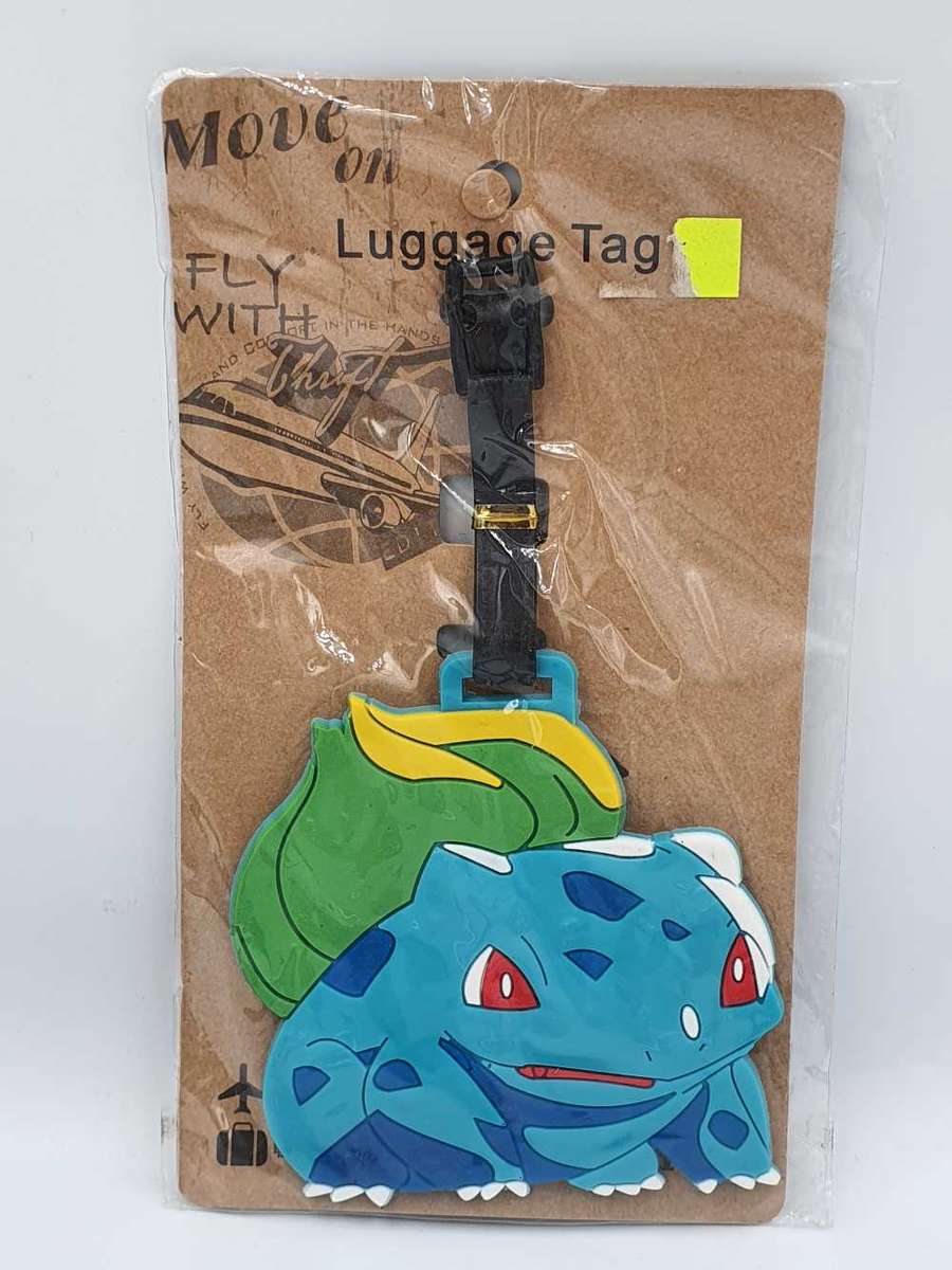 Pokemon Bulbasaur Luggage Tag