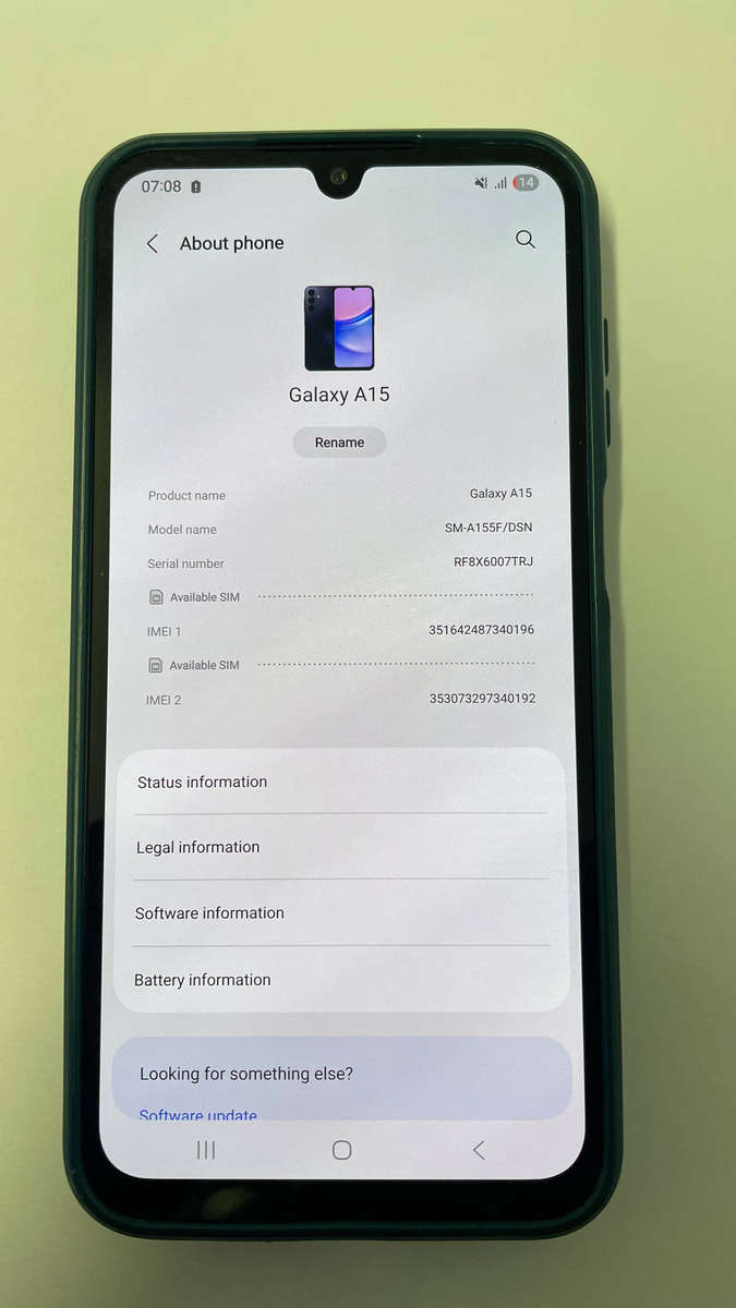 Samsung Galaxy A15 128GB Dual-Sim (Blue-Black)