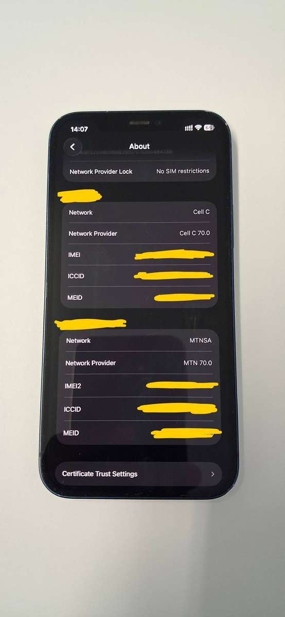 Apple iPhone 12 64GB Blue (Condition: Good)