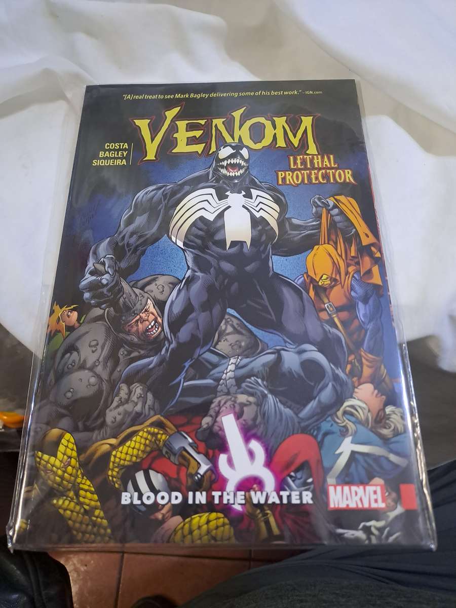 Venom Lethal Protector vol: 3 Blood in the water ISBN 9781302906047 (Marvel )