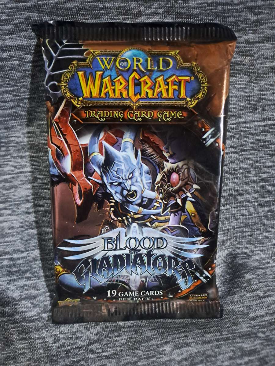 Sealed World Of Warcraft Blood Gladiators booster pack