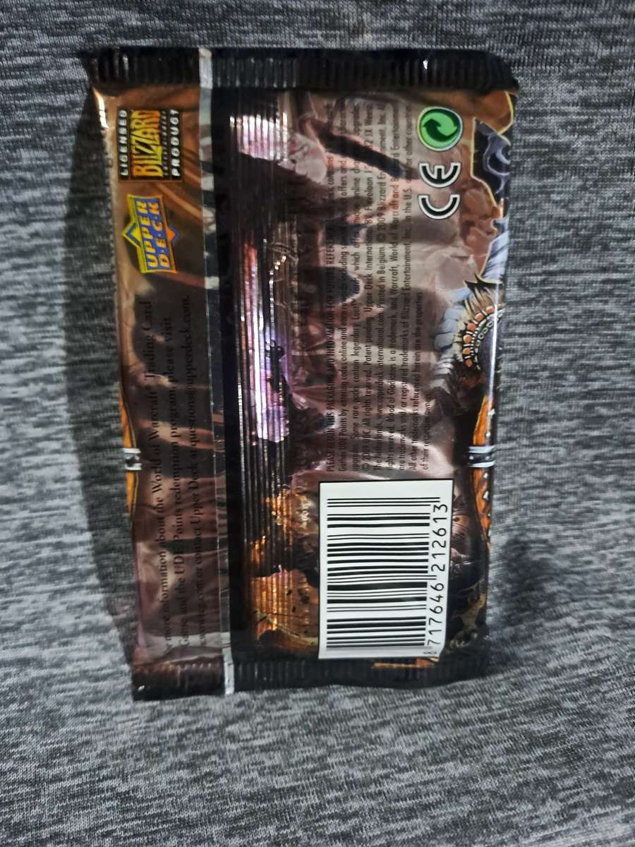 Sealed World Of Warcraft Blood Gladiators booster pack