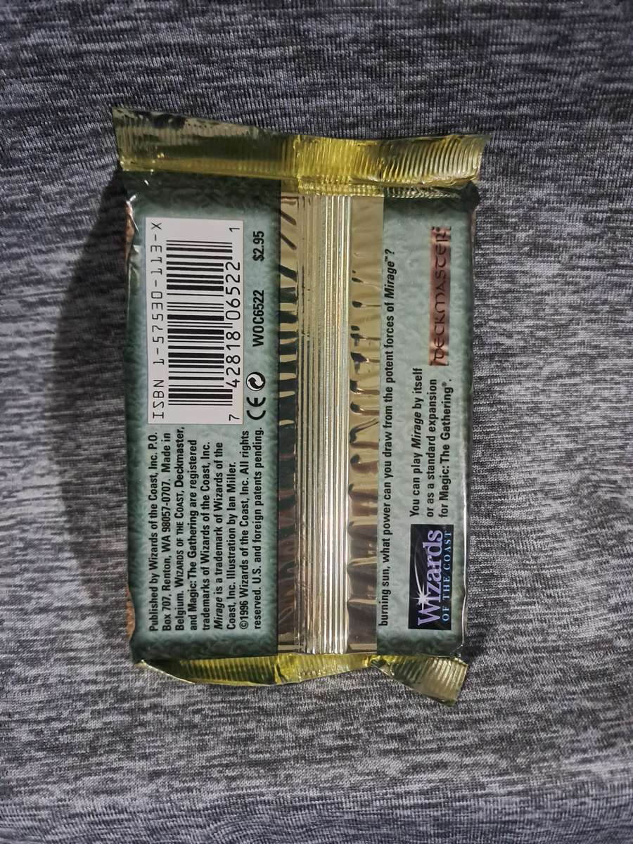 Sealed Magic The Gathering Mirage Booster Pack