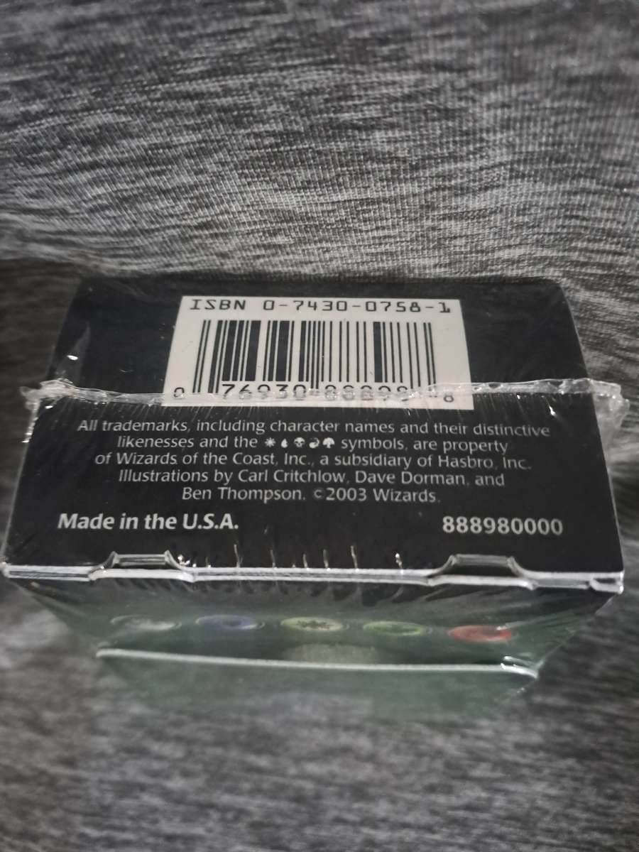 Sealed Magic The Gathering 10th Anniversary 8th Ed. Savannah Lions Deck Box