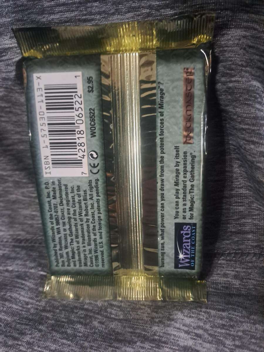 Sealed Magic The Gathering Mirage Booster Pack