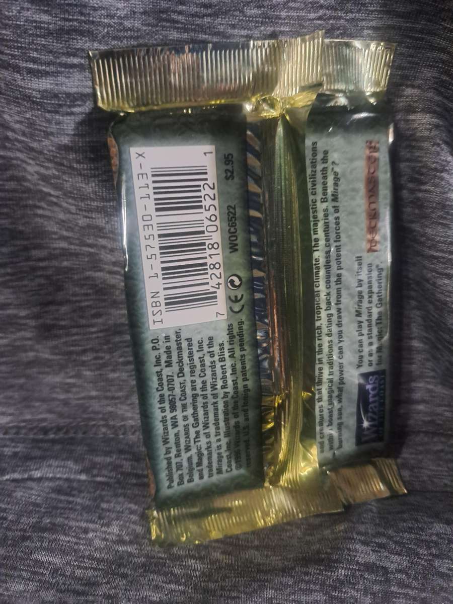 Sealed Magic The Gathering Mirage Booster Pack