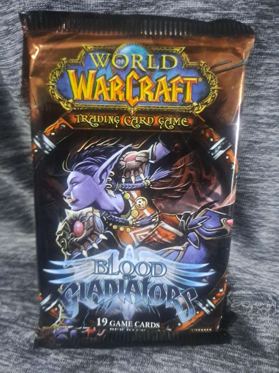 Sealed World Of Warcraft Blood Gladiators booster pack