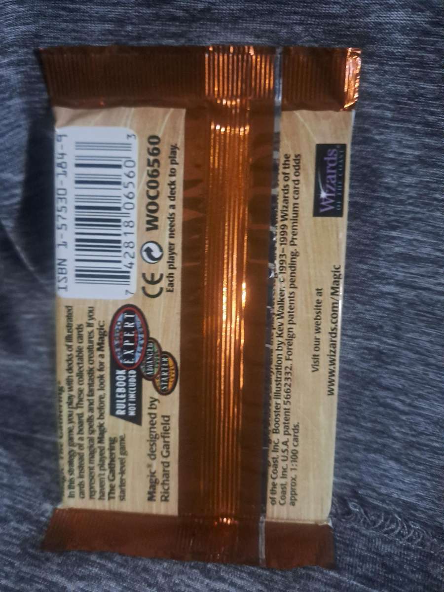 Sealed Magic The Gathering Urza's Destiny Booster Pack