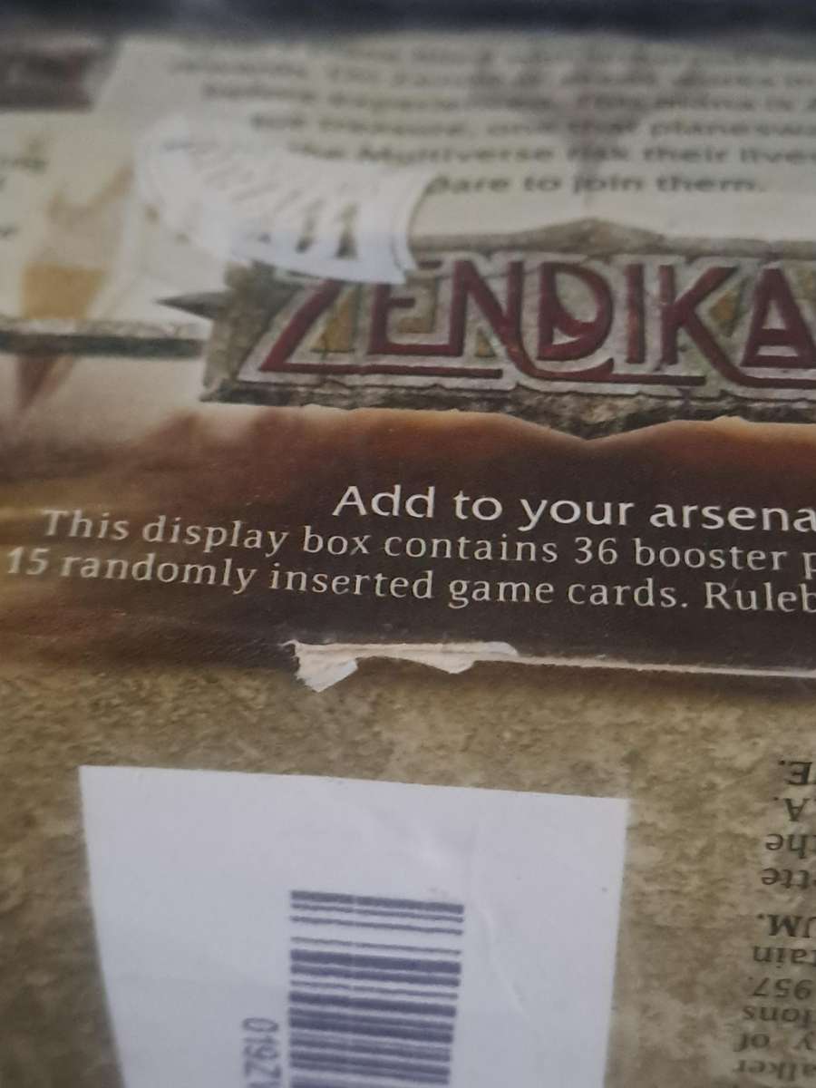 Magic The Gathering Zendikar Booster Box - Sealed