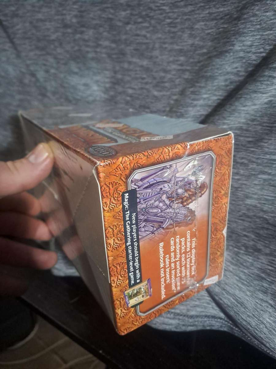 Magic The Gathering Invasion Tournament Pack box (has 12 tournament packs inside)