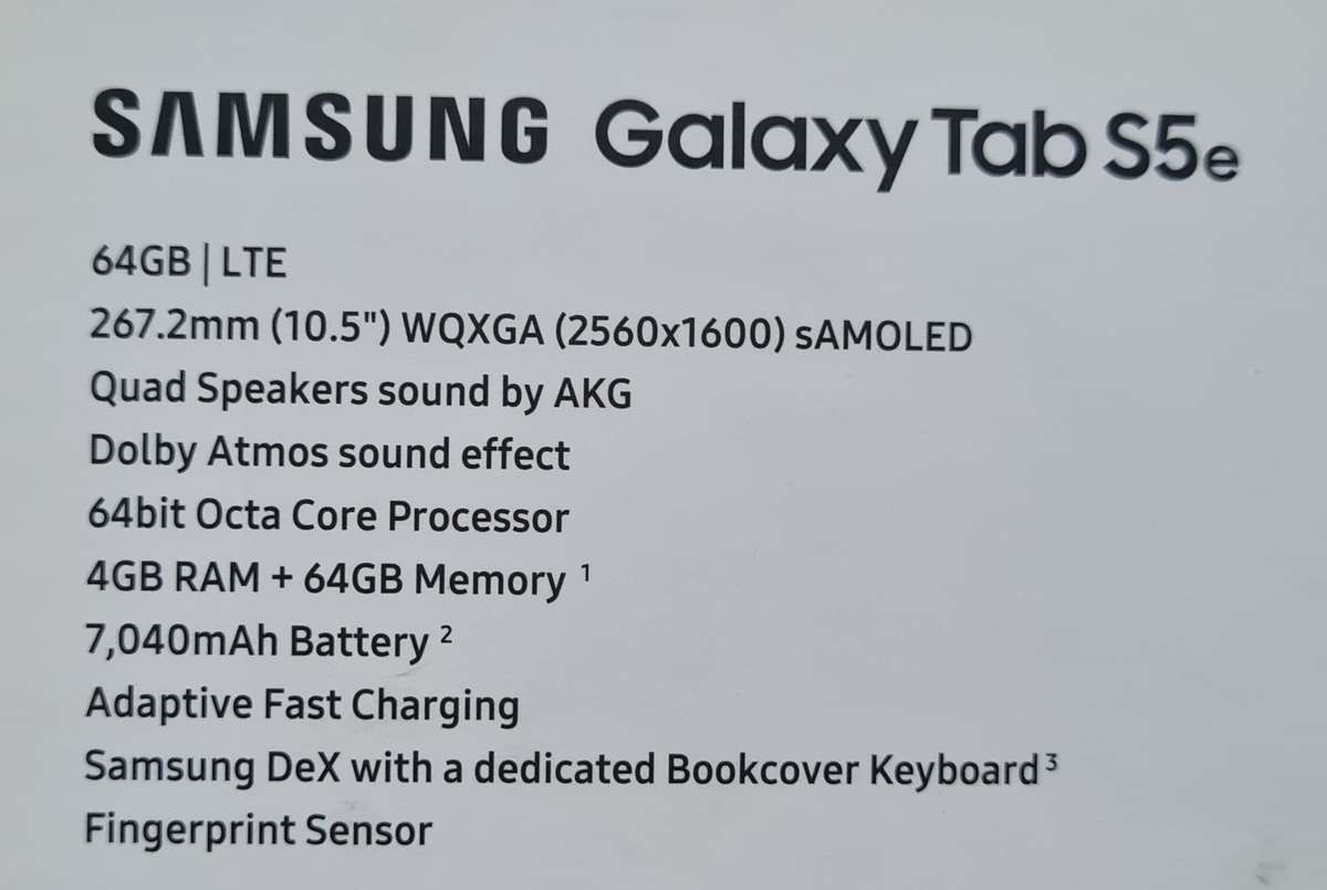 Samsung Galaxy Tab S5e Tablet