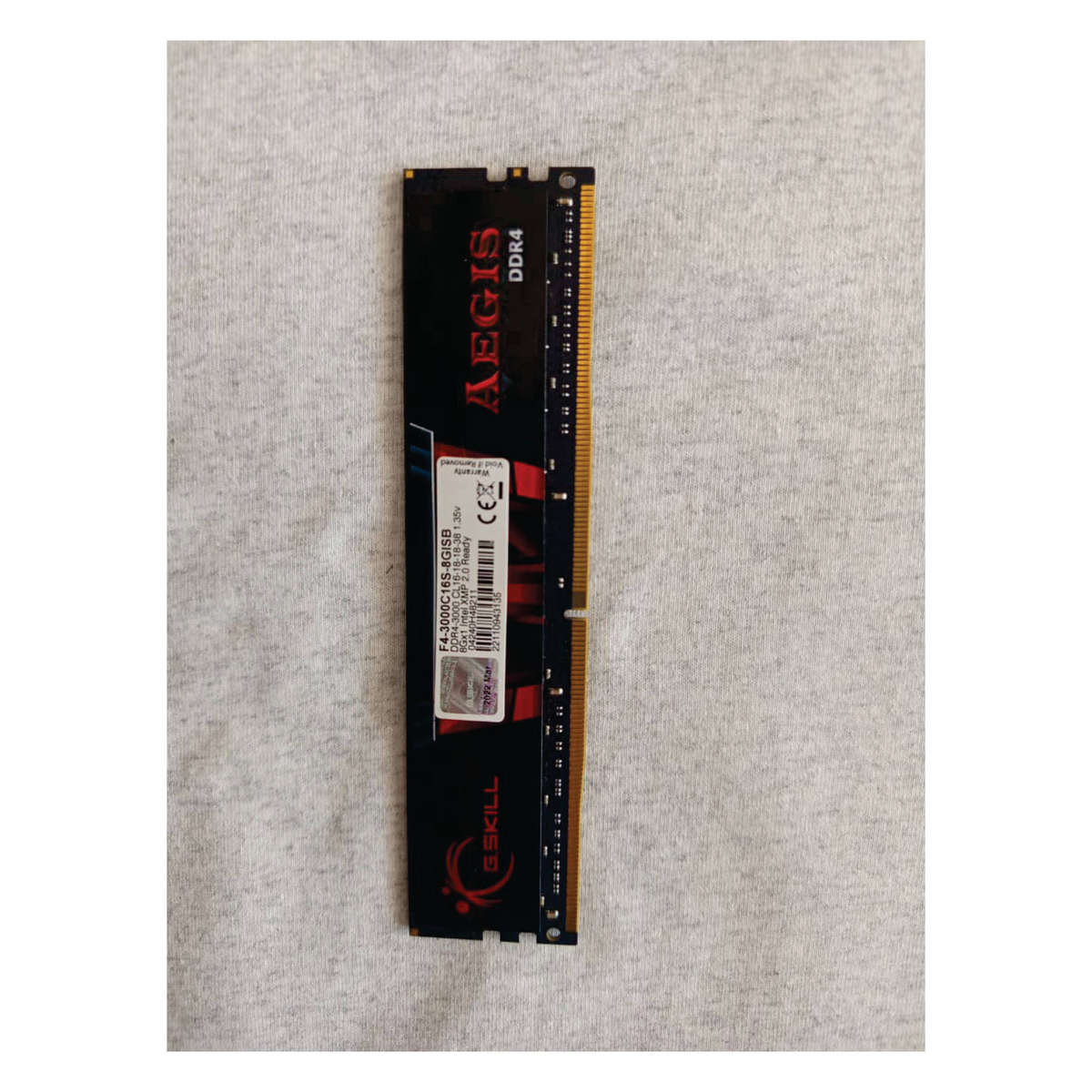 G.SKILL Aegis 8GB DDR4-3000MHz Gaming Memory