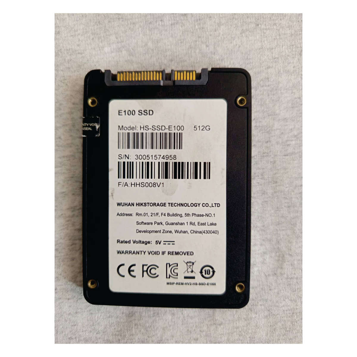 Hikvision E100 512GB 3D NAND SATA 2.5 inch SSD