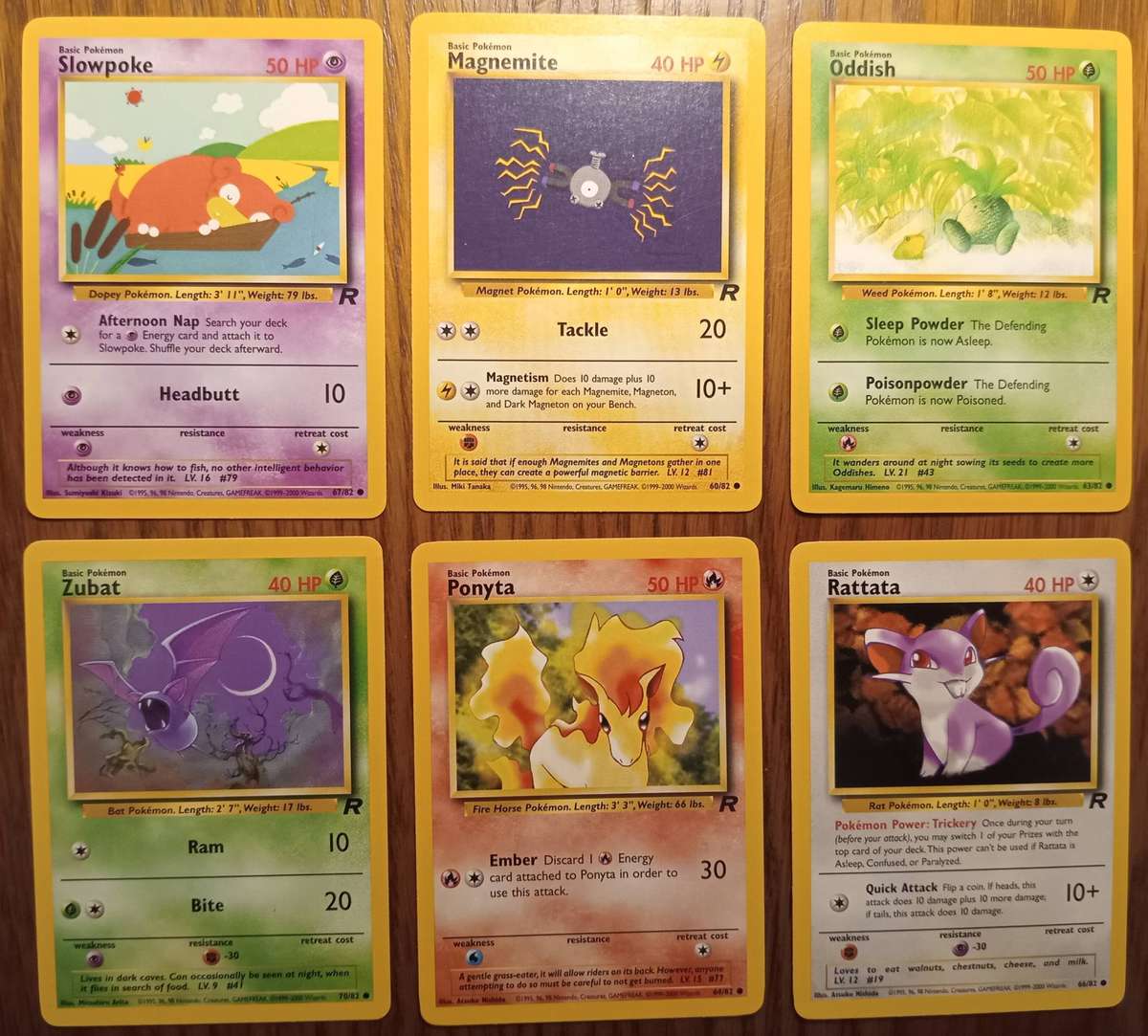 Pokemon - Bundle - Team Rocket Set - Six Cards