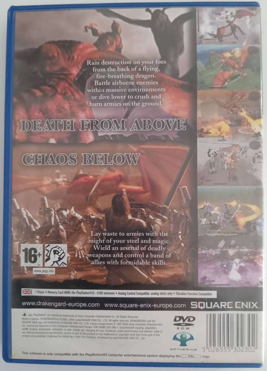 Drakengard PAL Playstation 2 - RARE