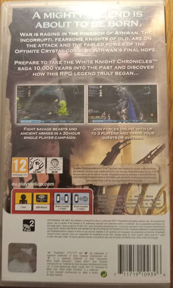 White Knight Chronicles: Origins - PSP