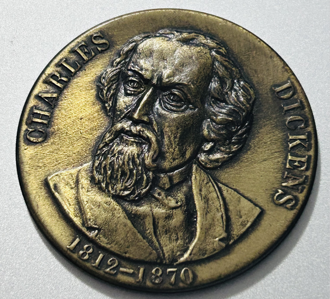 Charles Dickens 1812 - 1870 Medallion