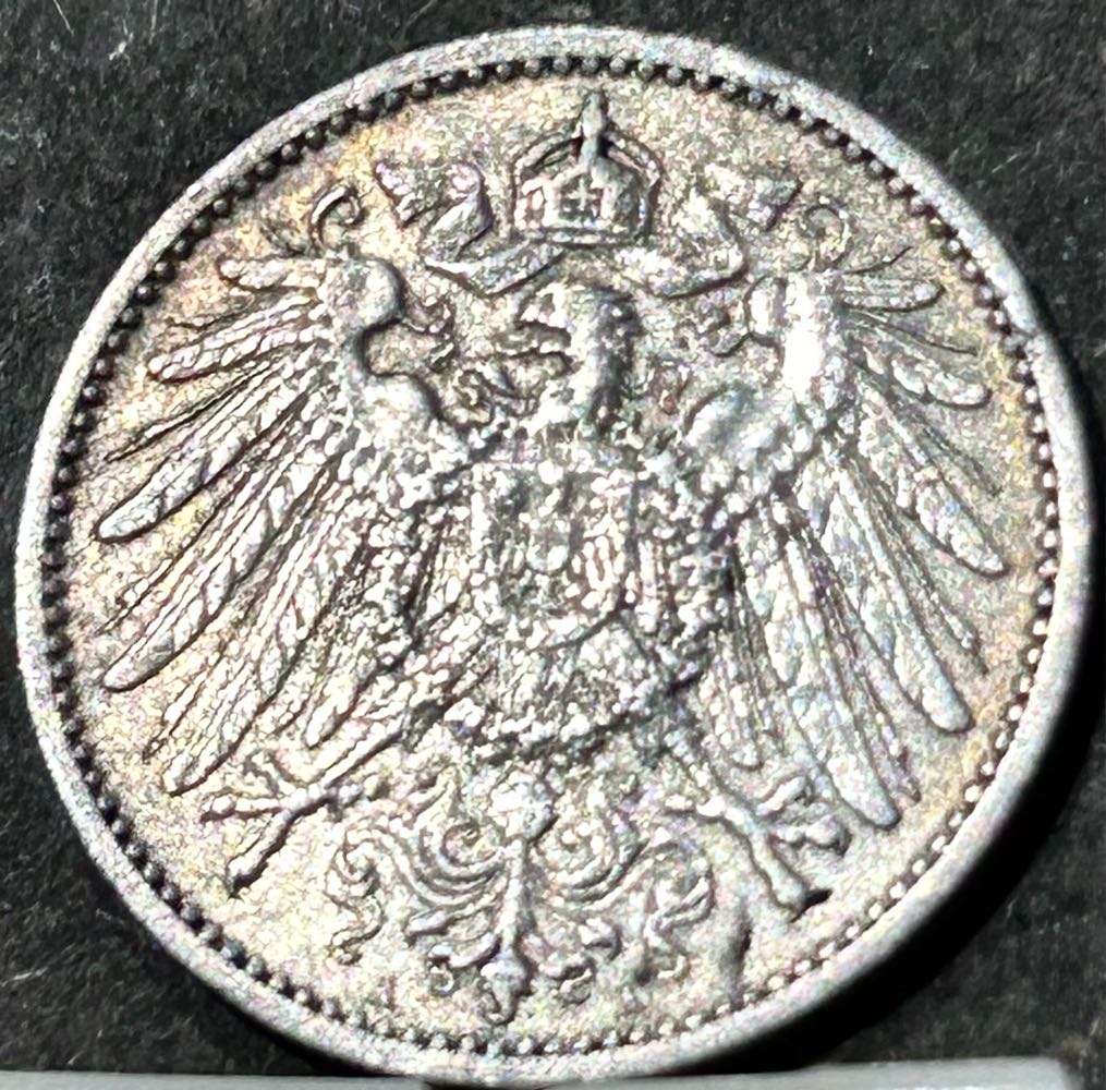 1909 (A) SILVER DEUTCHES REICH 1 MARK