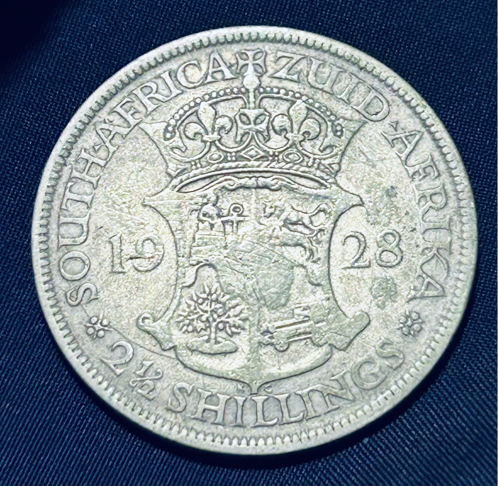 1928 UNION 21/2 SHILLING LOW MINTAGE