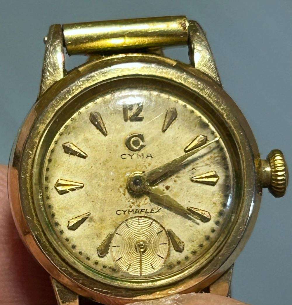 Cyma (Cymaflex) Highly Collectable Wrist Watch (Not working)