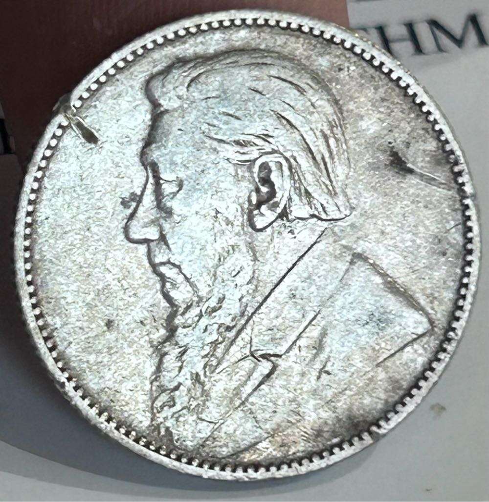 1894  1 SHILLING ZAR (925 silver) LOW MINTAGE AND HIGHLY COLLECTABLE