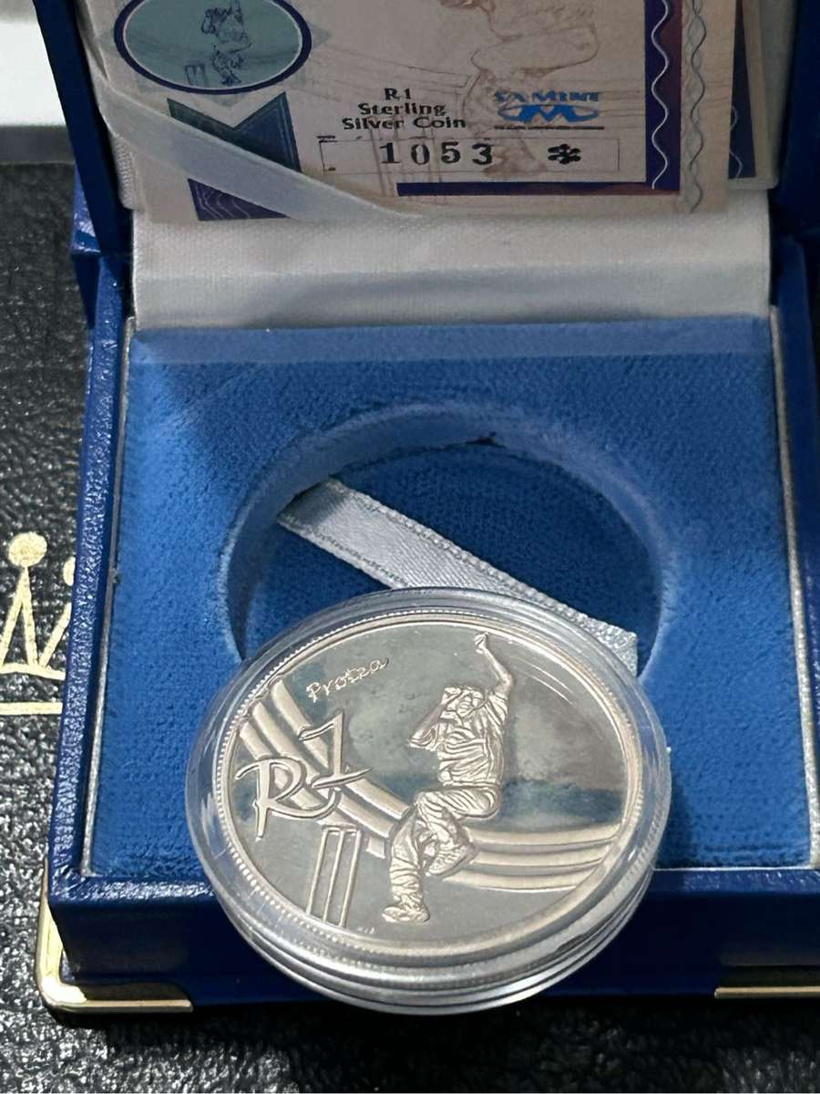 2003  Silver R1 CRICKET PROOF Capsuled In Original SAM Box With C.O.A. LOW NUMBER 1053*
