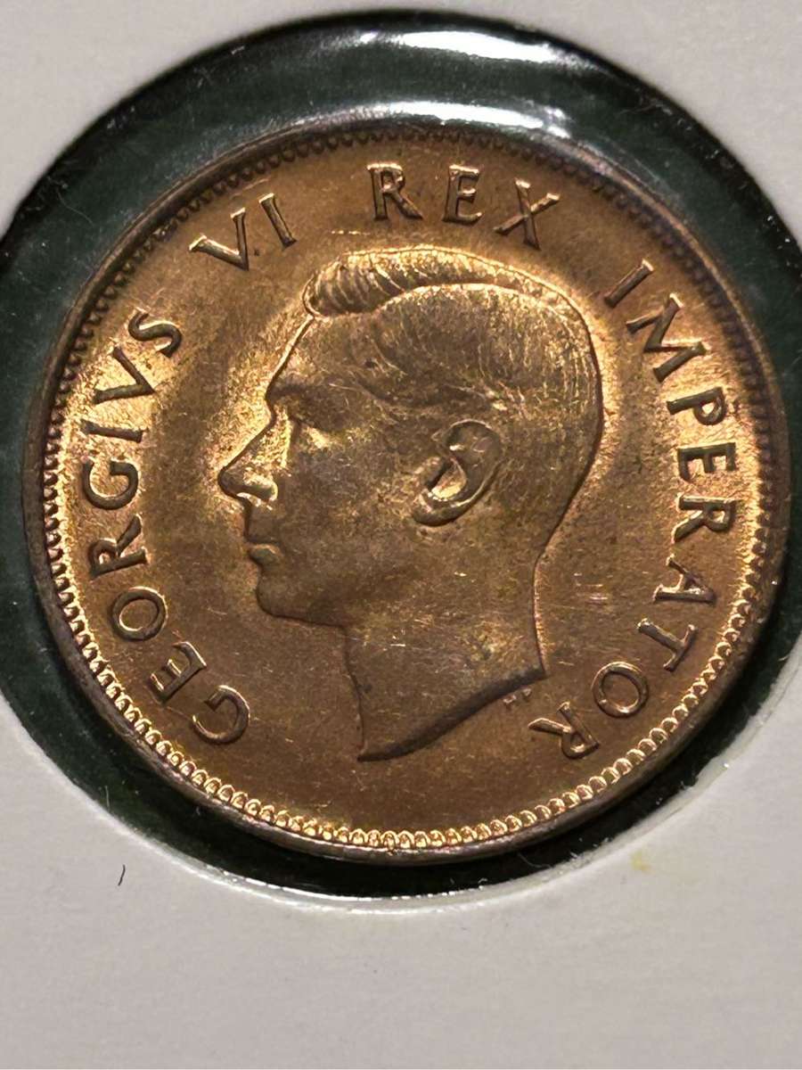 1942 1/2 PENNY FULL UNCIRCULATED BEAUTY