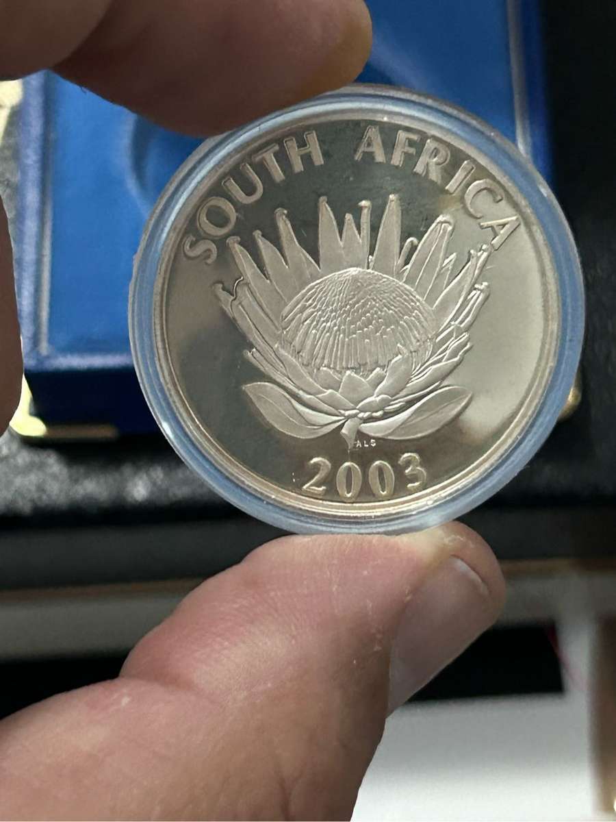 2003  Silver R1 CRICKET PROOF Capsuled In Original SAM Box With C.O.A. LOW NUMBER 1053*