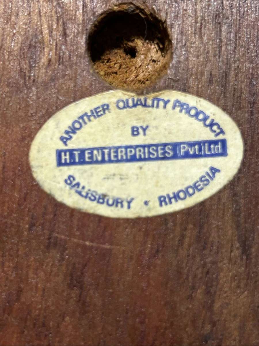 RHODISIA BSA  POLICE  ORIGINAL PLAQUE SALISBURY SCARES COLLECTABLE