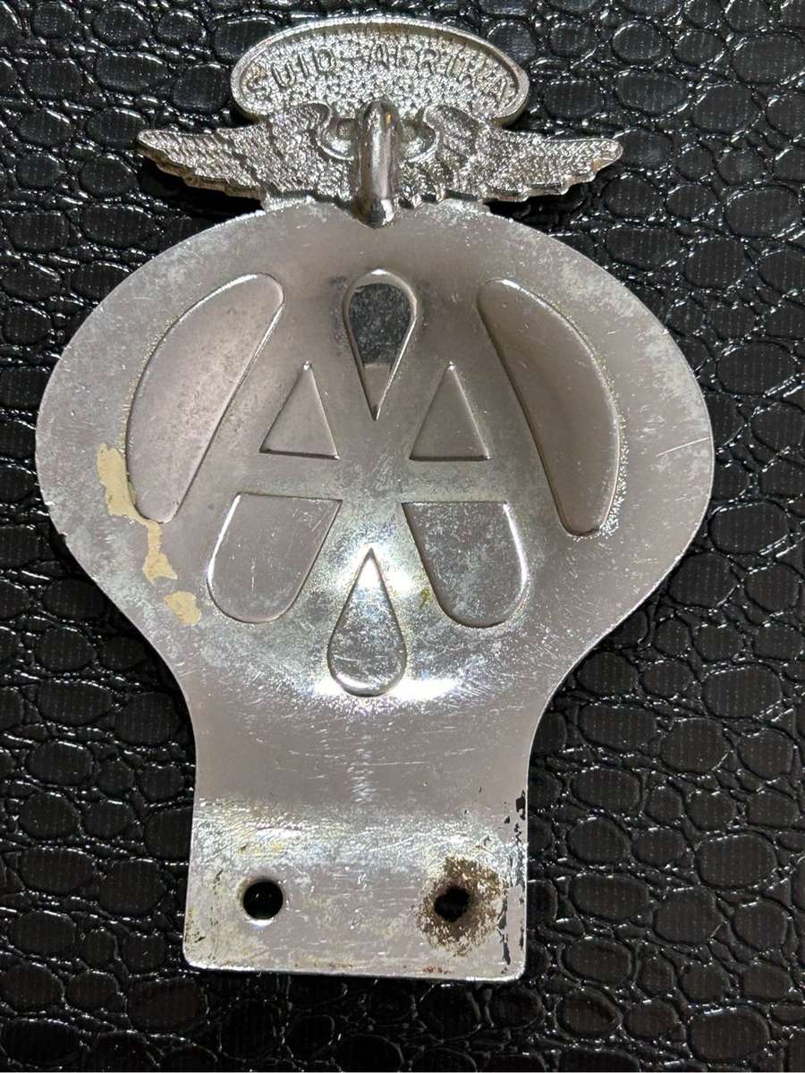 1950's Vintage Suid-Afrika South Africa African AA Automobile Association Car Badge B58163