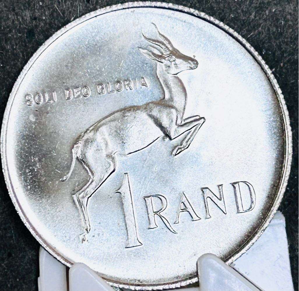 1976 SA Silver R1 Fully Uncirculated Coat of Arms _Mintage 20 000