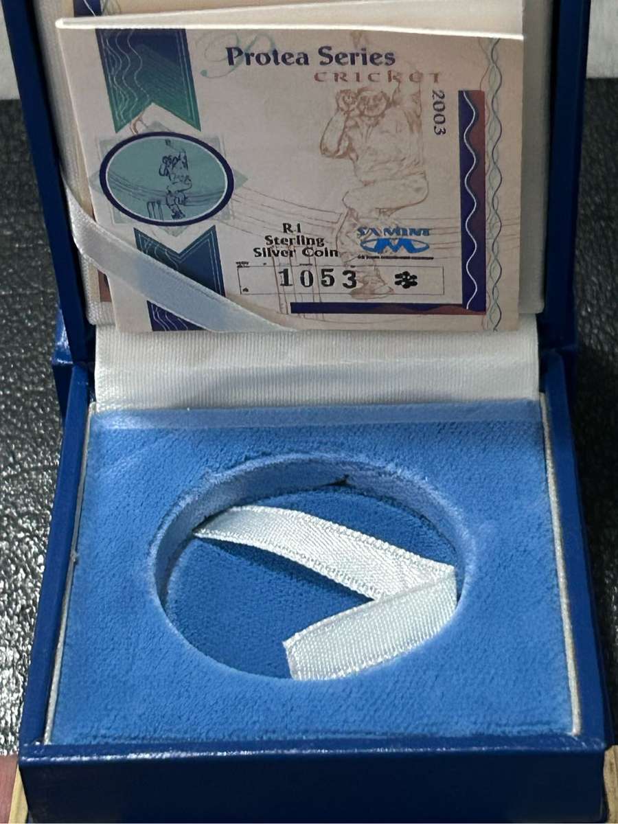 2003  Silver R1 CRICKET PROOF Capsuled In Original SAM Box With C.O.A. LOW NUMBER 1053*