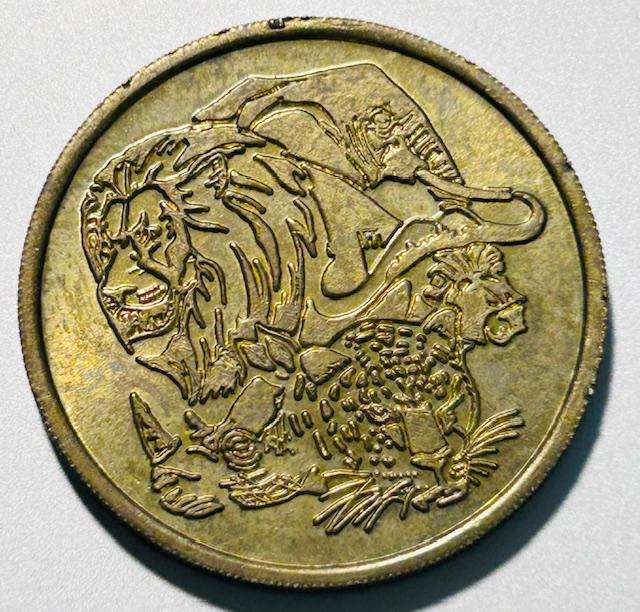 SCARES BIG FIVE GOLD REEF CITY MINT TOKEN