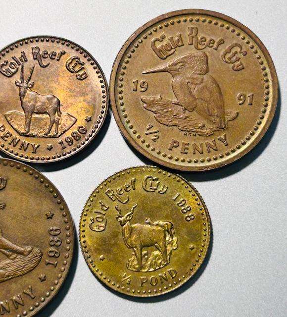 PAUL KRUGER WILDLIFE GOLD REEF CITY TOKEN HIGHLY COLLECTABLE