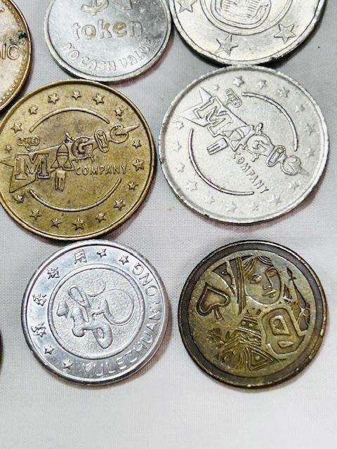 CASINO MIX LOT OF (12) TOKENS FROM ALL OVER THE WORLD