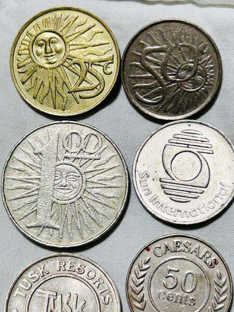 Vintage Casino tokens (12)- opening of Sun City ext.