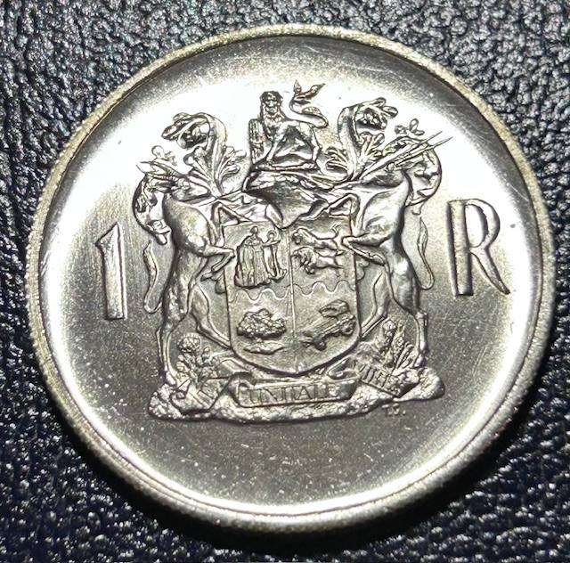 1969 UNCIRCULATED R1 AFRIKAANS COIN SPOTLESS GRADE QUALITY