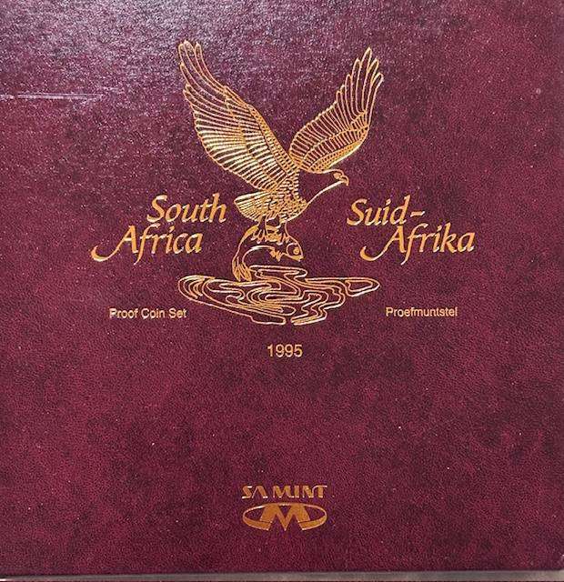 1995 BRILLIANT PROOF SET IN ORIGINAL COIN BOX AS FROM MINT