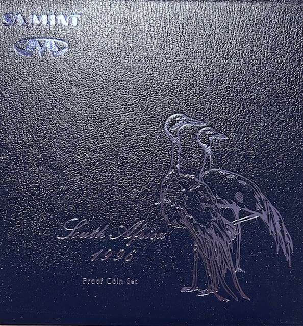 1996 BRILLIANT PROOF SET IN ORIGINAL COIN BOX AS FROM MINT