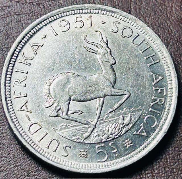 1951 (CROWN) 5 SHILLING UNCIRCULATED LOW MINTAGE