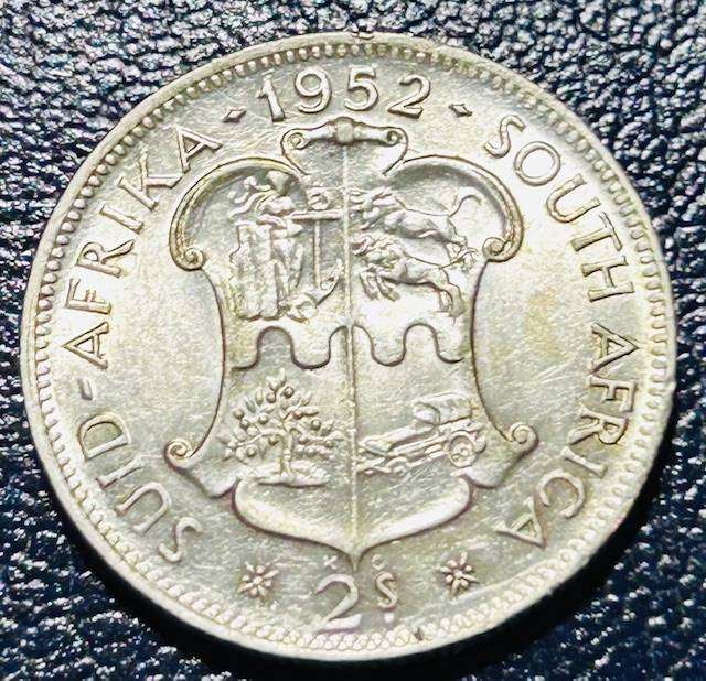 1952 SILVER 2 SHILLING FULL DETAIL COIN FOR COLLECTION