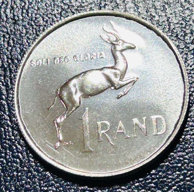 1967 PROOF R1 AFRIKAANS COIN SPOTLESS GRADE QUALITY