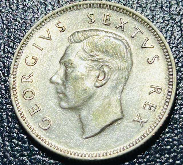 1952 SILVER 2 SHILLING FULL DETAIL COIN FOR COLLECTION
