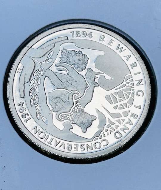 1994 PROOF ULTRA CAMEO CONSERVATION ONE RAND IN NON-PVC CONFLIP IN GRADING CONDITION SEE IMAGES