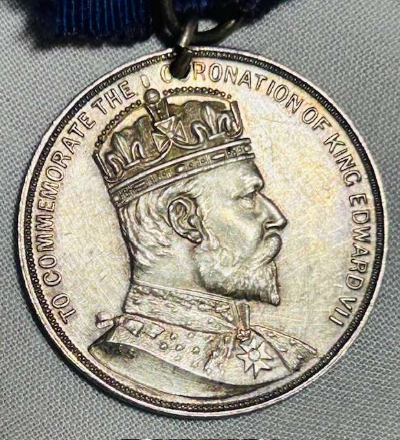 1902 NATAL (SILVER 99.9- 11,4GRAM) COMMEMORATE CORONATION OF KING EDWARD MEDALLION- PRE WWi