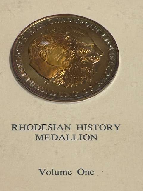 Rhodesia History Medallion Vol. 1 (Bronze) in Original Holder Sealed