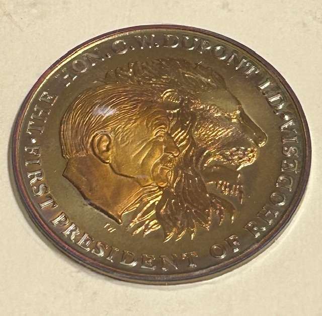 Rhodesia History Medallion Vol. 1 (Bronze) in Original Holder Sealed